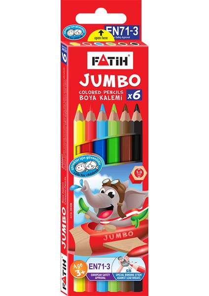 Kuruboya Jumbo 6 Renk Tam Boy
