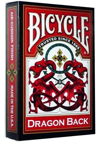Bicycle DRAGON BACK RED Oyun Kartı Destesi (Orjinal Bicycle Koleksiyonluk Oyun Kağıdı)
