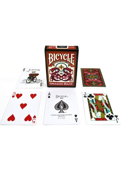 Bicycle DRAGON BACK RED Oyun Kartı Destesi (Orjinal Bicycle Koleksiyonluk Oyun Kağıdı) modelleri