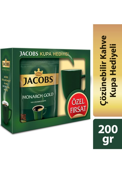 Monarch Gold 200 gram Kupa Hediyeli !