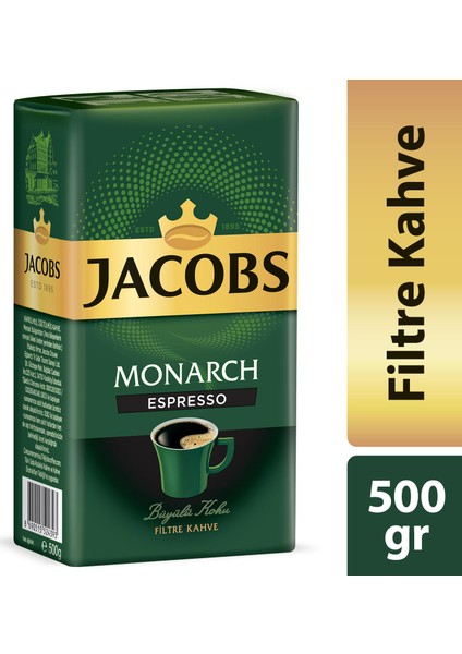 Monarch Espresso Filtre Kahve 500gr