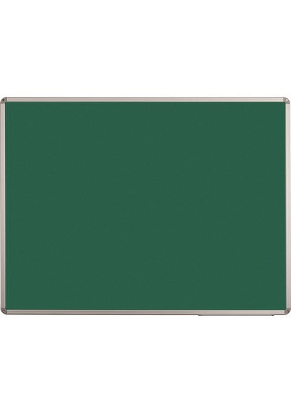 60 Cm X 200 Cm Alüminyum Çerçeve Duvara Monte Yeşil Kumaşlı Pano
