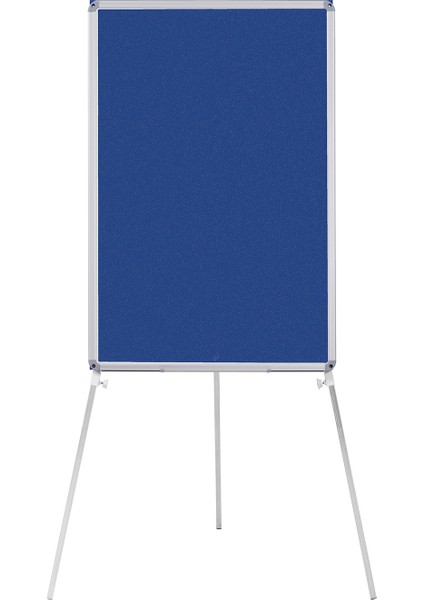 60 Cm X 90 Cm Teleskopik Ayaklı Mavi Kumaşlı Pano
