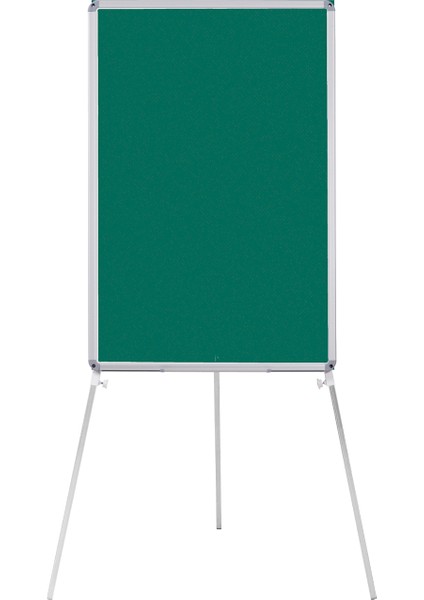 60 Cm X 90 Cm Teleskopik Ayaklı Yeşil Kumaşlı Pano