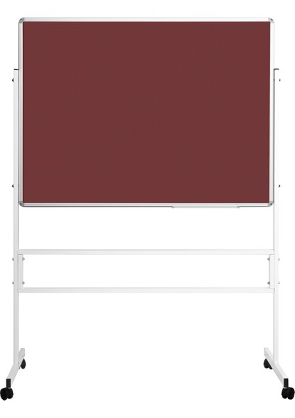 120 Cm X 200 Cm Mobil Ayaklı Çift Yüzlü Bordo Kumaşlı Pano fiyatları