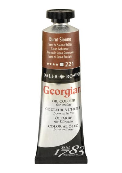 Daler Rowney Yağlı Boya Georgıan 38Ml-221 Burnt Sıenna