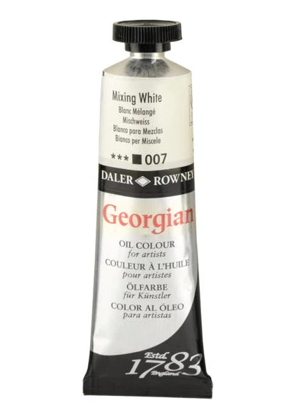 Daler Rowney Georgian Yağlı Boya 38ml - N:007 Mixing White