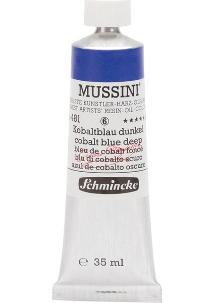 Mussini Yağlı Boya 35ml. Seri 6 N:481 Cobalt Blue Deep