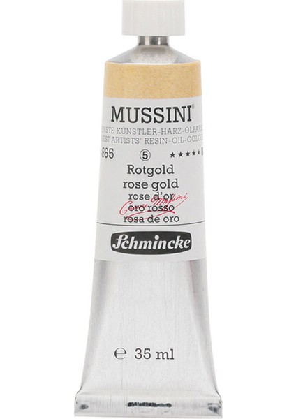 Mussini Yağlı Boya 35ml. Seri 5 N:865 Rose Gold
