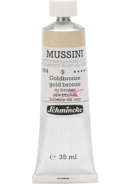 Mussini Yağlı Boya 35ml. Seri 5 N:864 Gold Bronze
