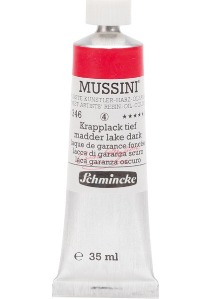 Mussini Yağlı Boya 35ml. Seri 4 N:346 Madder Lake Dark