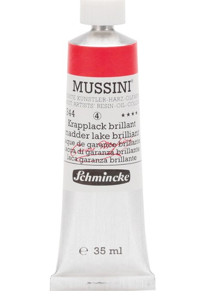 Mussini Yağlı Boya 35ml. Seri 4 N:344 Madder Lake Brilliant