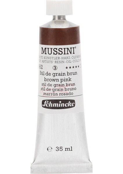 Mussini Yağlı Boya 35ml. Seri 3 N:662 Brown Pink