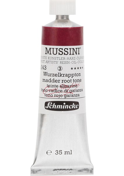Mussini Yağlı Boya 35ml. Seri 3 N:343 Madder Root Tone