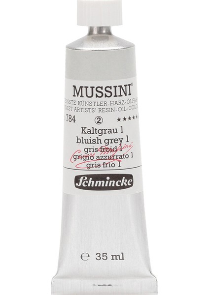 Mussini Yağlı Boya 35ml. Seri 2 N:784 Bluish Grey 1