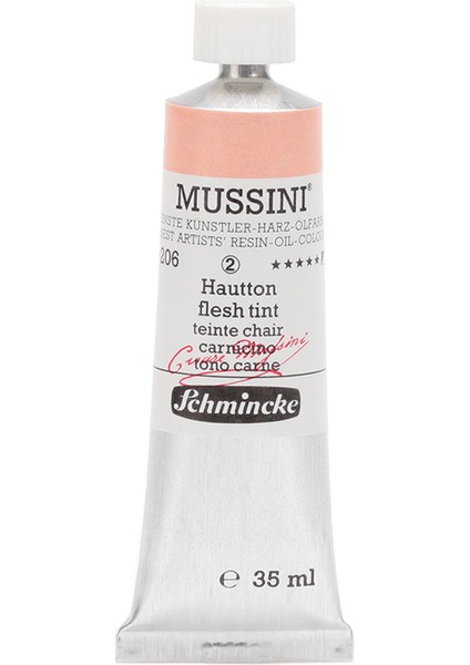 Mussini Yağlı Boya 35ml. Seri 2 N:206 Flesh Tint