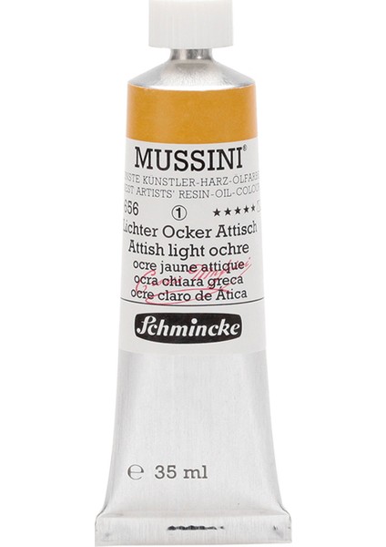 Mussini Yağlı Boya 35ml. Seri 1 N:656 Attic Light Ochre
