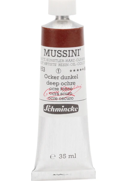 Mussini Yağlı Boya 35ml. Seri 1 N:653 Deep Ochre