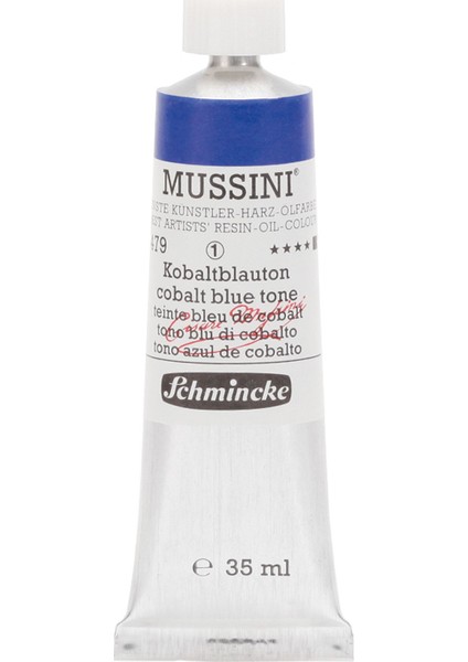Mussini Yağlı Boya 35ml. Seri 1 N:479 Cobalt Blue
