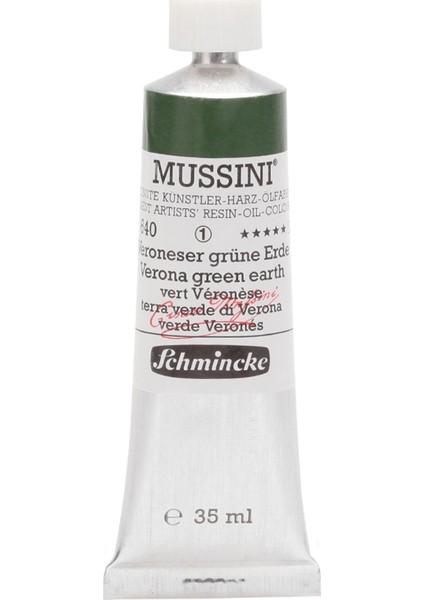 Mussini Yağlı Boya 35Ml. Seri 1 N:640 Verona Green