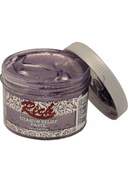 Titanyum Metalik Rölyef Pasta N:5526 Pudra Mor 160Cc