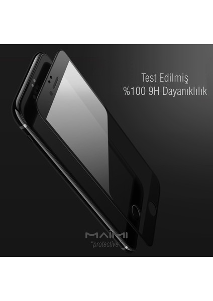 Apple iPhone 8 4D Temperli Koruma Camı Siyah