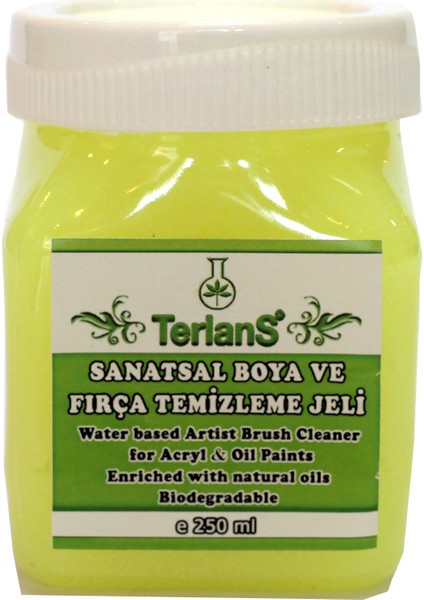 Terlans Sanatsal Boya ve Fırça Temizleme Jeli 250 ml