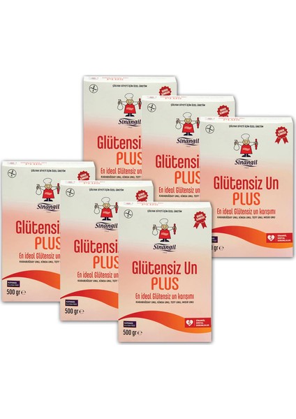 Glutensiz Un Plus 500Gr X 6 Adet