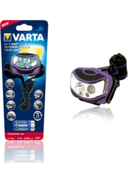 2x1Watt Ledli Kafa Feneri