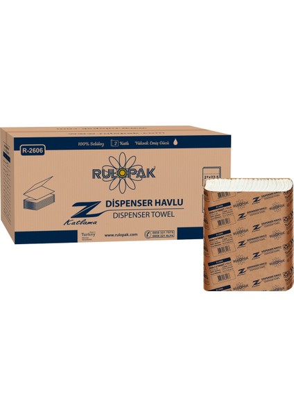 R-2606 Z Kat Dispenser Havlu 200'lü