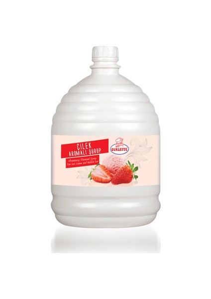 Çilek Aromalı Dondurma Şurubu