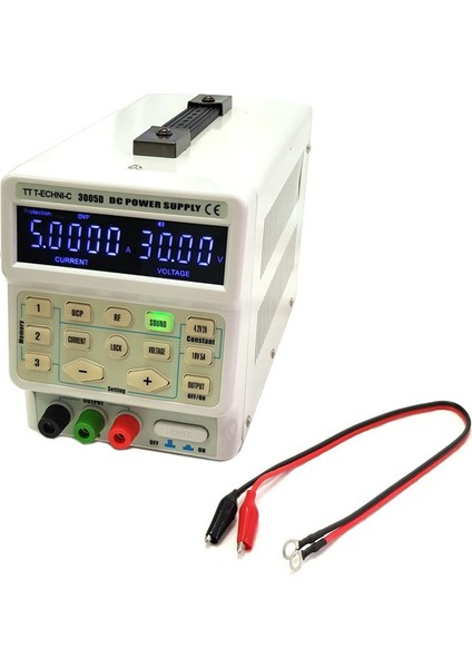 Tt-Technıc 3005D 0-30V 0-5A Dc Güç Kaynağı Power Supply