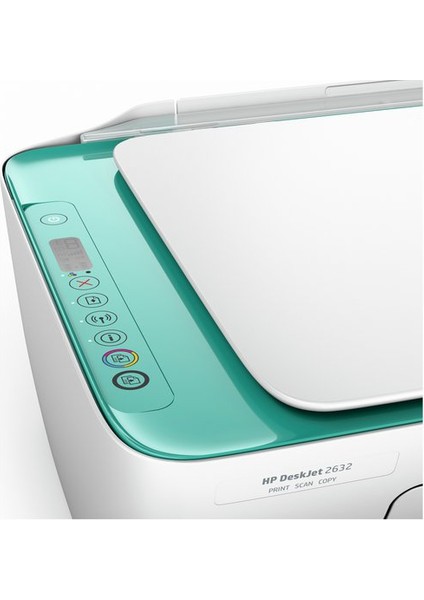 Deskjet 2632 Wi-Fi + Tarayıcı + Fotokopi Renkli Çok Fonksiyonlu Mürekkep Püskürtmeli Yazıcı - V1N05B fiyatları