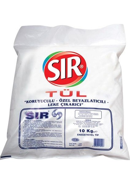Tül Beyazlatıcı Toz Deterjan 10 kg