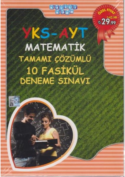 Akıllı Adam Yks-Ayt Matematik Tamamı Çözümlü 10 Fasikül Deneme Sınavı