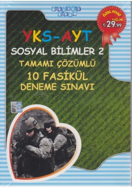 Akıllı Adam Yks-Ayt Sosyal Bilimler 2 Tamamı Çözümlü 10 Fasikül Deneme Sınavı