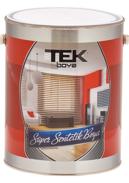 Tek Süper Sentetik Yağlı Boya Boncuk Mavi 2,5 LT