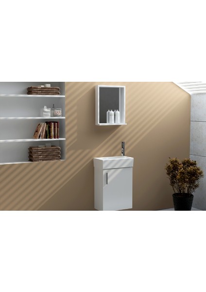 Slim Smart 45 Banyo Dolabı