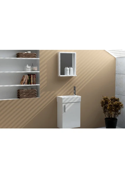 Ece Banyo Slim Smart 45 Banyo Dolabı