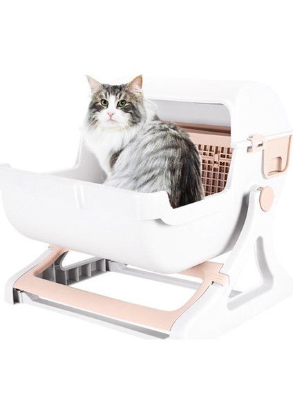 Ert Fonksiyonel Yarı Otomatik Kedi Tuvaleti