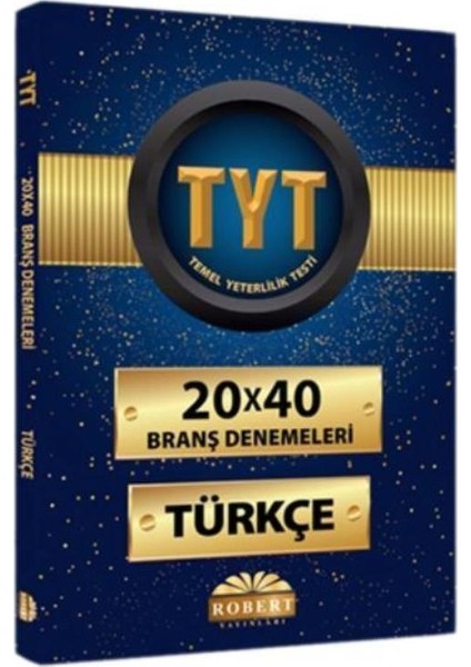 Robert Tyt Türkçe Robert 20 X 40 Branş Denemeleri