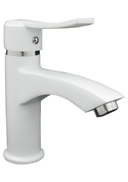 Beyaz Mix Aç Kapa Lavabo Bataryası Cisa