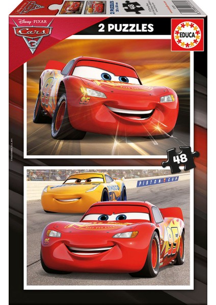 Puzzle 2x48 Parça Cars 3 17177