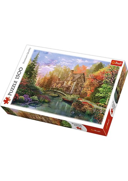 Art Puzzle Cottage By The Lake 1500 Parça Unisex Çocuk Puzzle