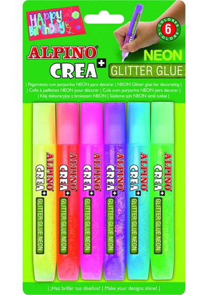 Neon Boya Crea Glitter