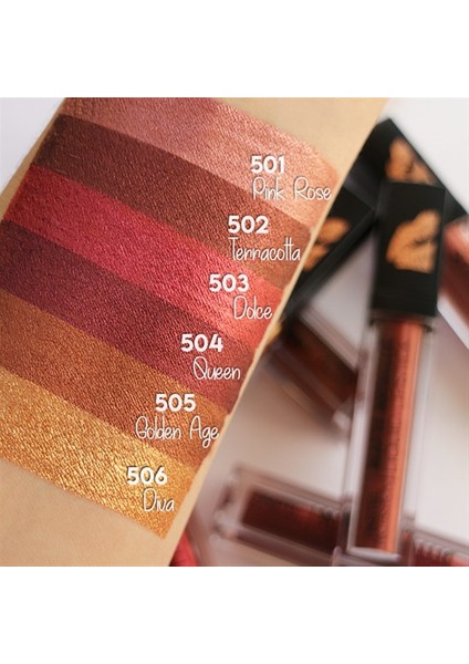 Profashion Matte Metallic Liquid Lipstick 502
