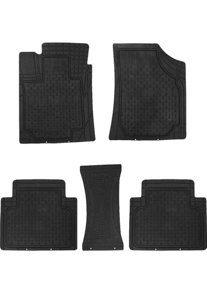 ELİF Hyundai Accent 2000-2006 3D Havuzlu Kauçuk Altı Cırtlı Paspas