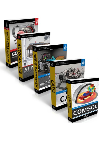 Mühendisler İçin 3 Boyutlu Tasarım Seti 2 (5 Kitap)