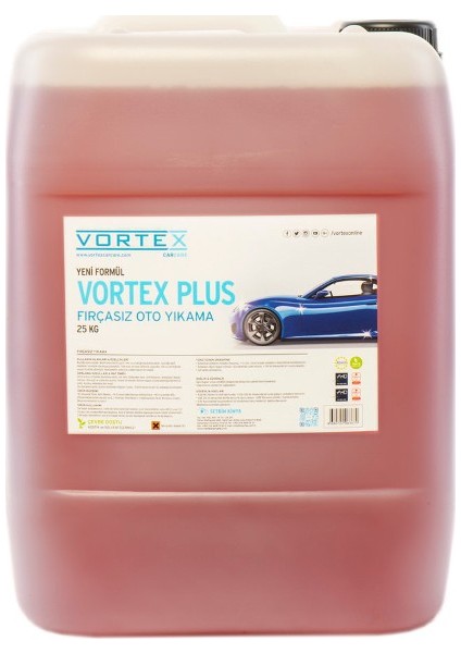 Vortex Plus Fırçasız Araç Yıkama Köpüğü 25 Kg.