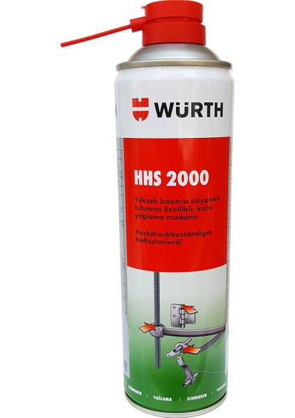 Würth Hhs 2000-Zincir Yağlama Spreyi 500Ml